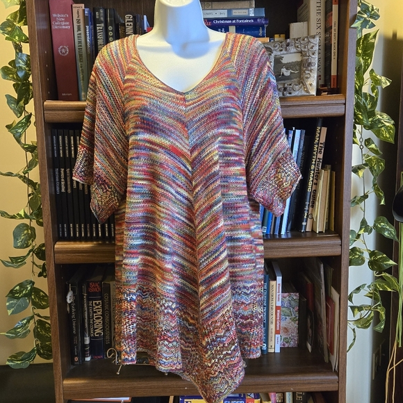 Bundle of 2 Multicolor Knit Tops – Approx. Size 2X/3X - Picture 3 of 16